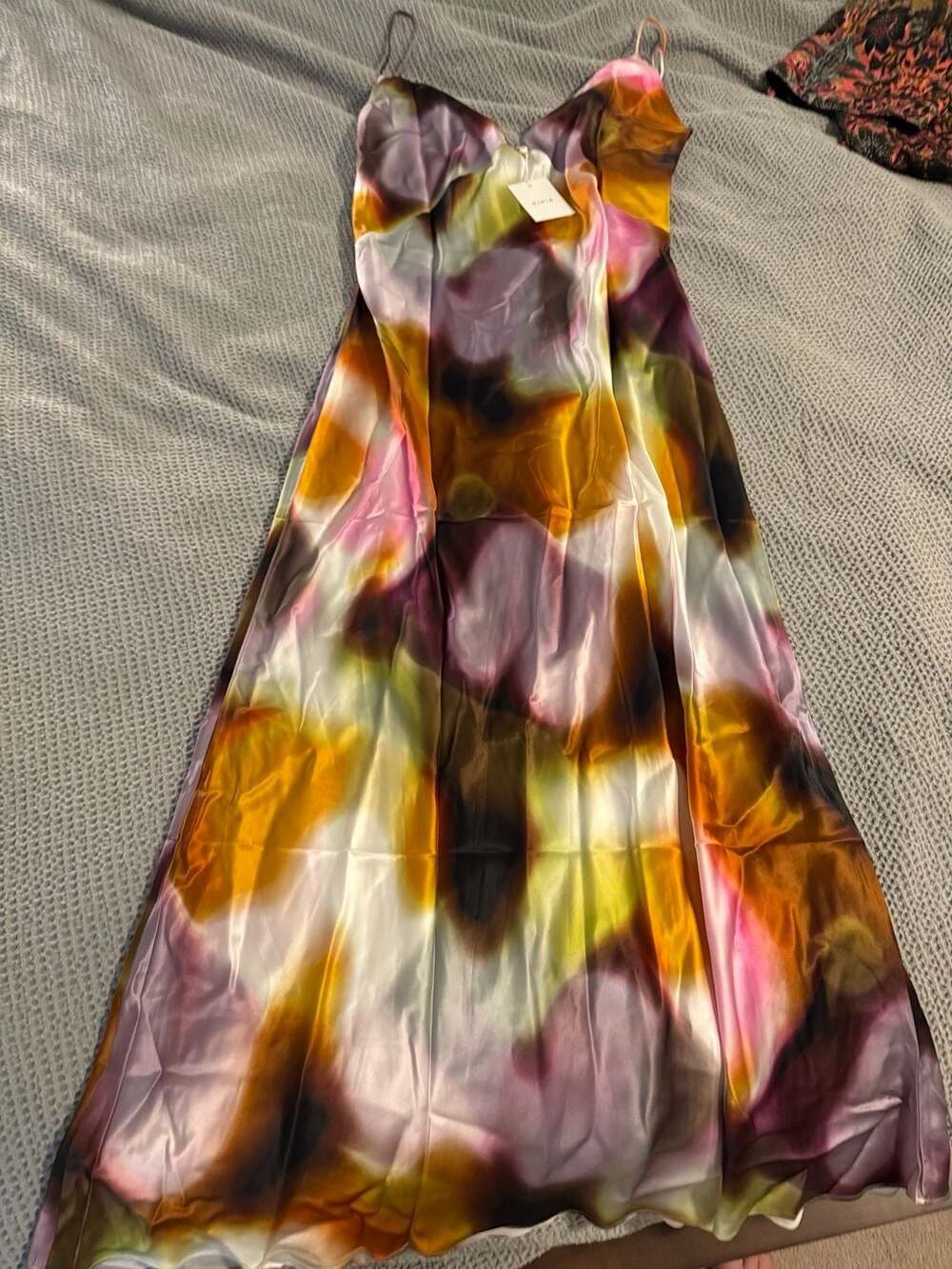 Ginia Haze Maxi Dress Size XL Haze Multicolored